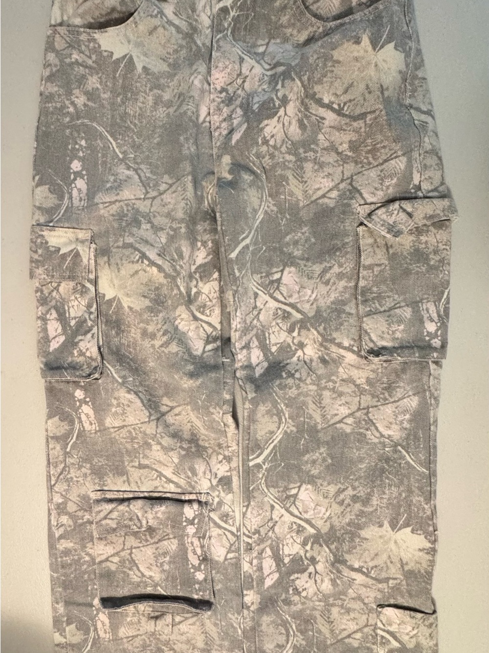 Blue Asphalt Men's Gray & Cream Camo Cargo Pants
